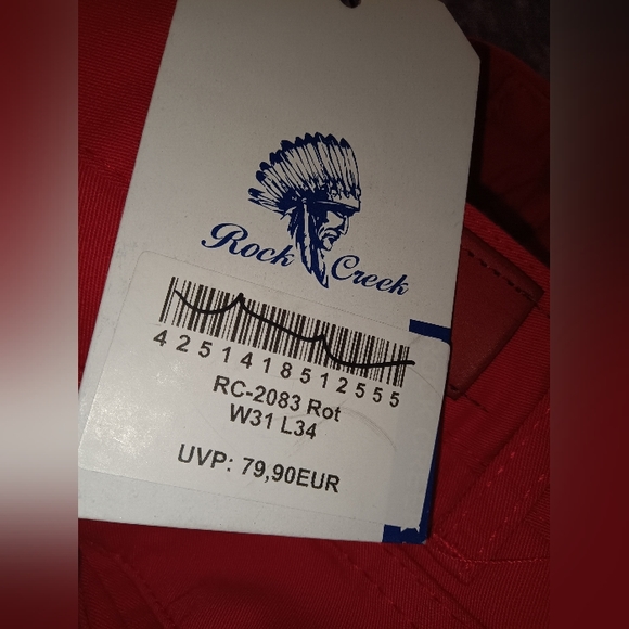 Red Rock Creek Jeans Men's size 31/34 - Picture 5 of 5